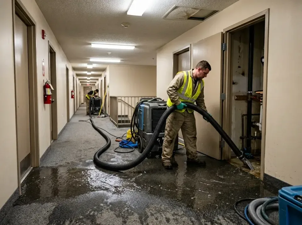 multi-unit-apartment-hallway-f-005 — frequently asked questions, Emergency Burst Pipe Water Extraction & Removal in Lorain,…
